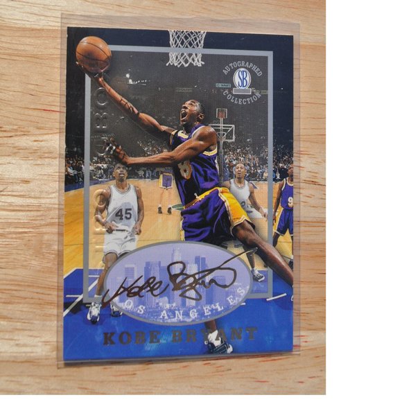 1997 SB Autographed Collection #16 Kobe Los Angeles Lakers Limited Edtion 1997 - Picture 2 of 7